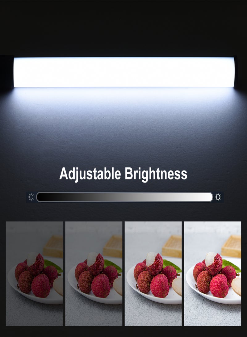 أندوير مصباح فيديو LED أنبوبي RGB محمول باليد W150RGB-II، قابل للتعتيم من 2500 كلفن إلى 9000 كلفن، مع 20 تأثيرًا ضوئيًا، وبطارية مدمجة، وشاشة LCD، مثالي للبث المباشر للفيديوهات، وتصوير المنتجات، وتصوير البورتريه. - Image 4